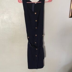 Grace Karin Elegant Navy Dress